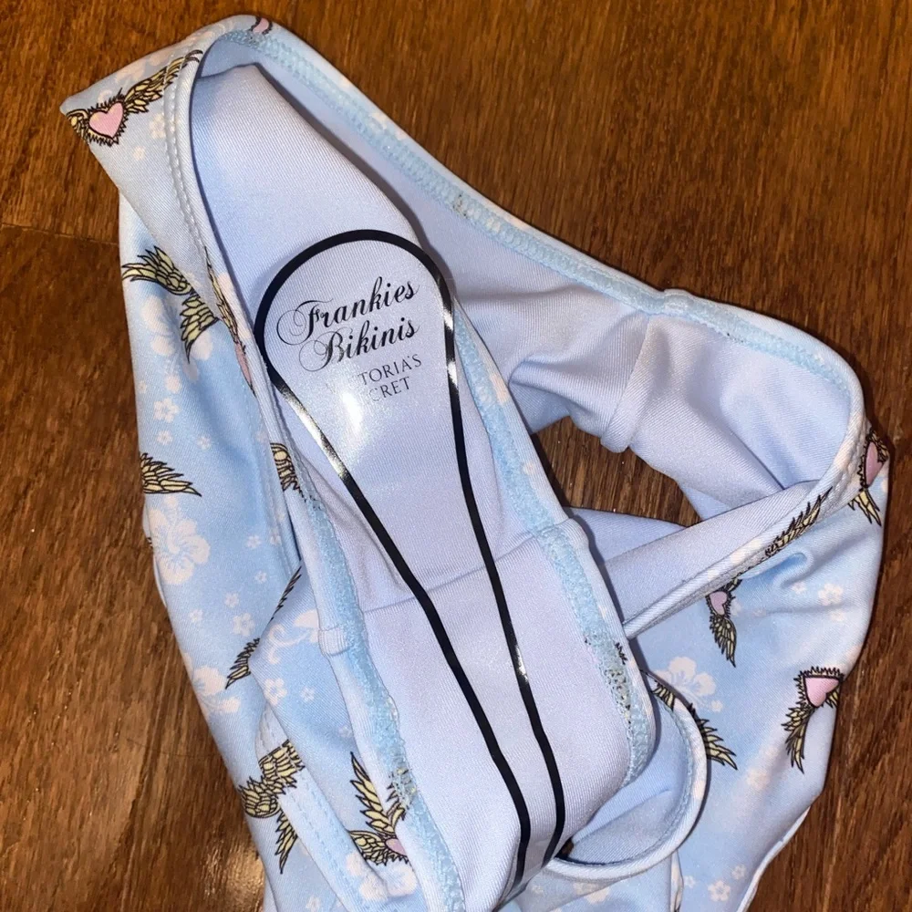 NWOT FRANKIES BIKINIS Estella Bikini Bottom- baby blue